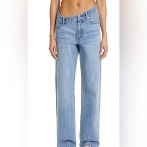 Alexander Wang Asymmetric Waist Slouchy Jeans